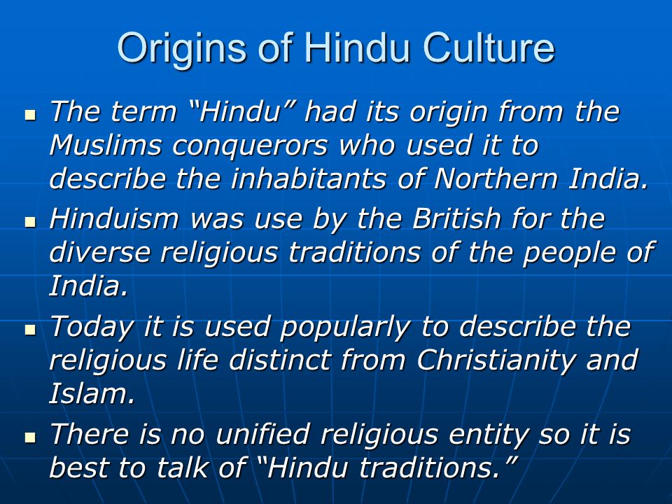 Origin of Hinduism?